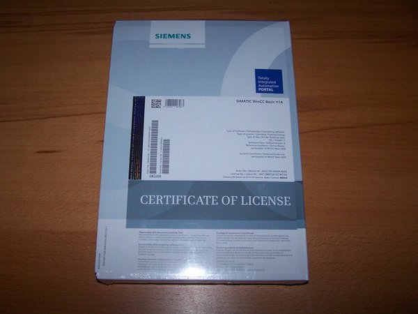 Siemens Software Simatic WinCC Basic V14 TIA 6AV2100-0AA04-0AA5 !!!Neu!!!