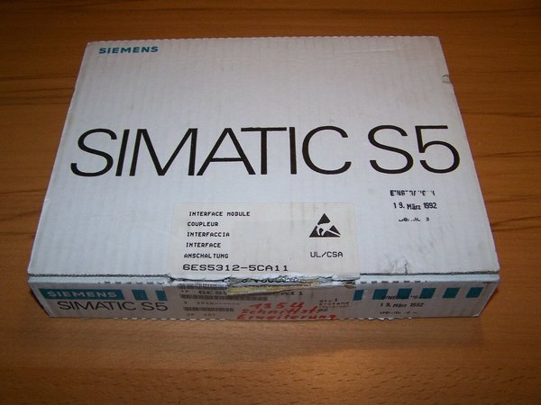 Siemens Simatic S5 6ES5 312-5CA11 / Neu