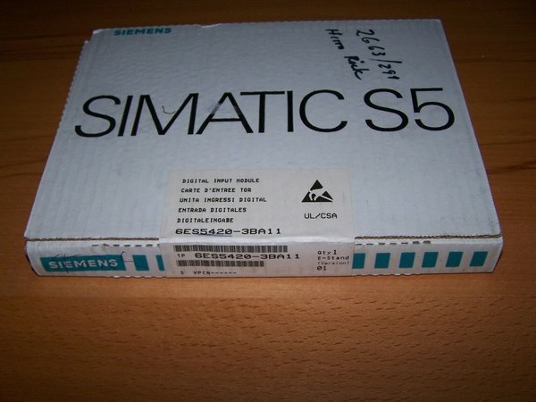 Siemens Simatic S5 6ES5420-3BA11 !!!Versiegelt!!!