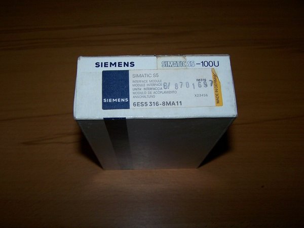 Siemens Simatic S5 6ES5316-8MA11 !!!Neu!!!