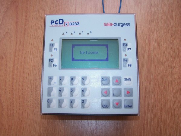 SAIA - Burgess PCD Panel PCD7.D232 / gebraucht