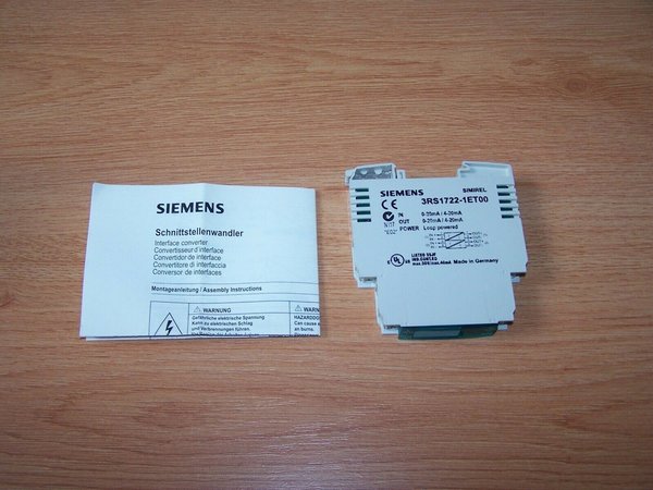 Siemens Passiv Trenner 3RS1722-1ET00 !!!Neu!!!
