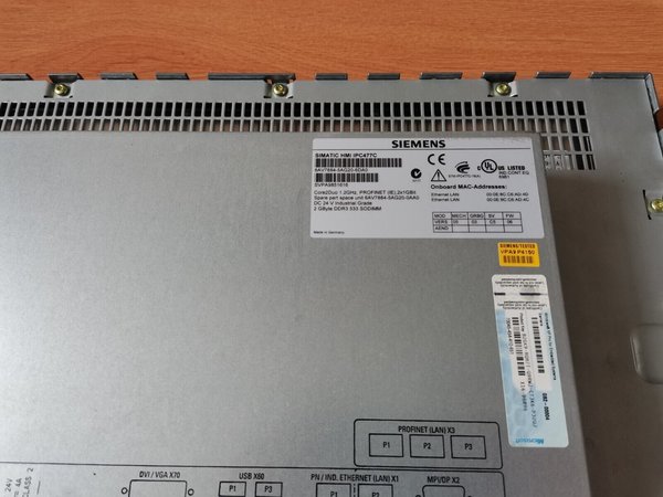 Siemens HMI IPC477C Touch Panel 6AV7884-5AG20-5DA0 !!!gebraucht!!!
