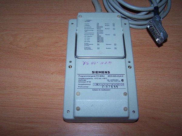 Siemens Simatic S5 Programmiergerät PG 605 U 6ES5 605-0UA12 !!!gebraucht!!!