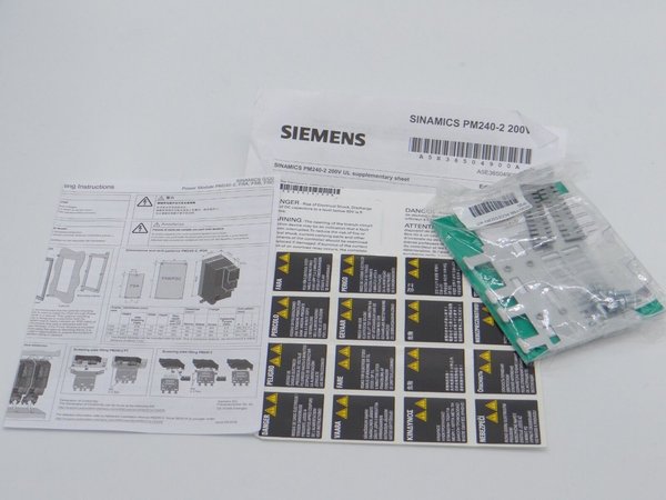Siemens Sinamics PM240-2 1,1KW 6SL3210-1PB15-5AL0 / Neu