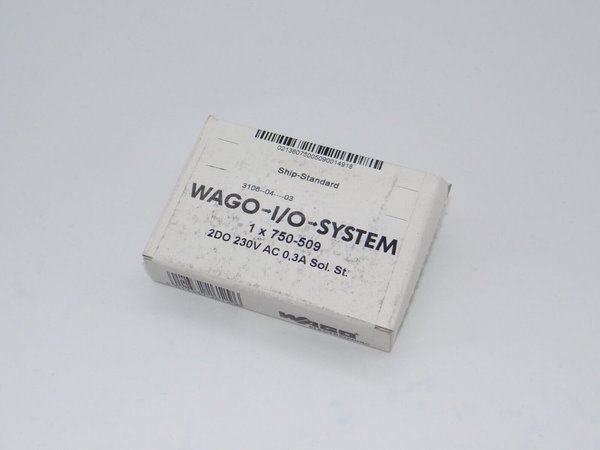 WAGO 750-509 | 2DO, 2-Kanal-Digitalausgang; AC 230 V; 0,3 A; Solid State / versiegelt